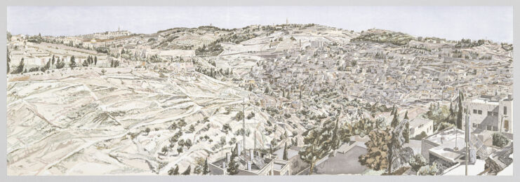 Jerusalem, Kidron Valley by Philip Pearlstein at Graphicstudio