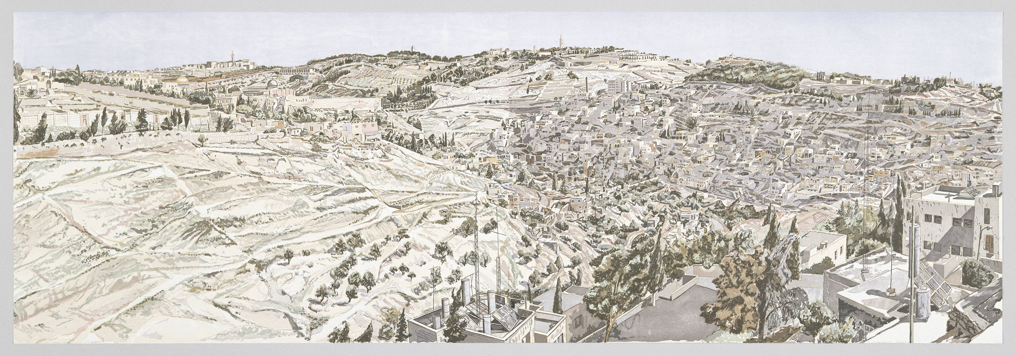 Jerusalem, Kidron Valley by Philip Pearlstein