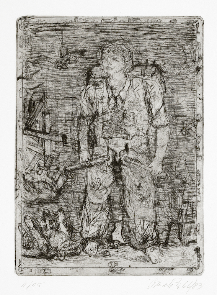 Untitled (hero) by Georg Baselitz