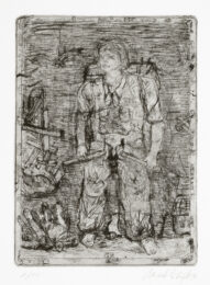 Private: Untitled (hero) by Georg Baselitz at Emanuel von Baeyer - Cabinet