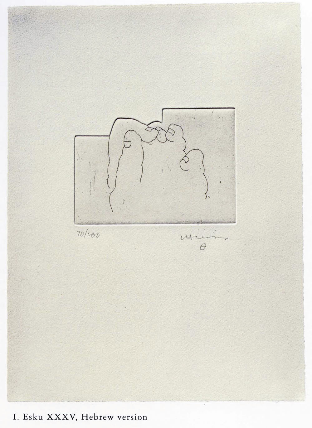 Literature or Life I by Eduardo Chillida