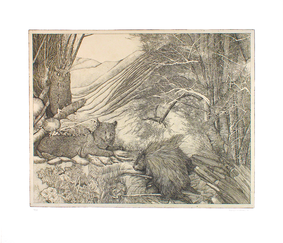 untitled (landscape) by George Whitman