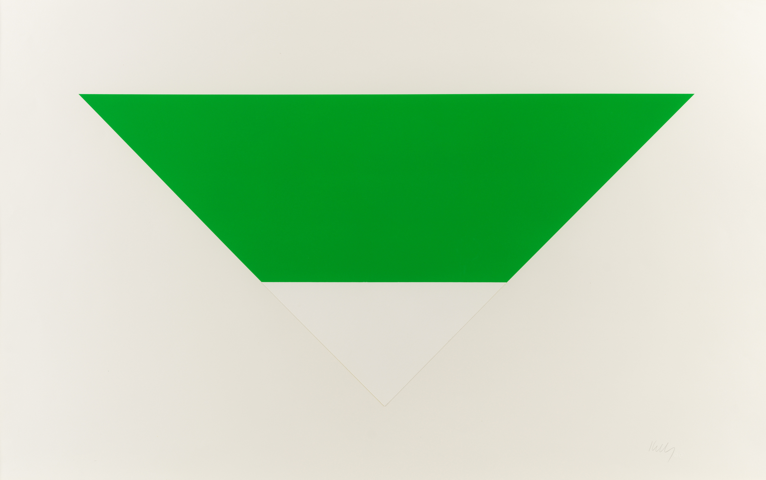 Green/white by Ellsworth Kelly