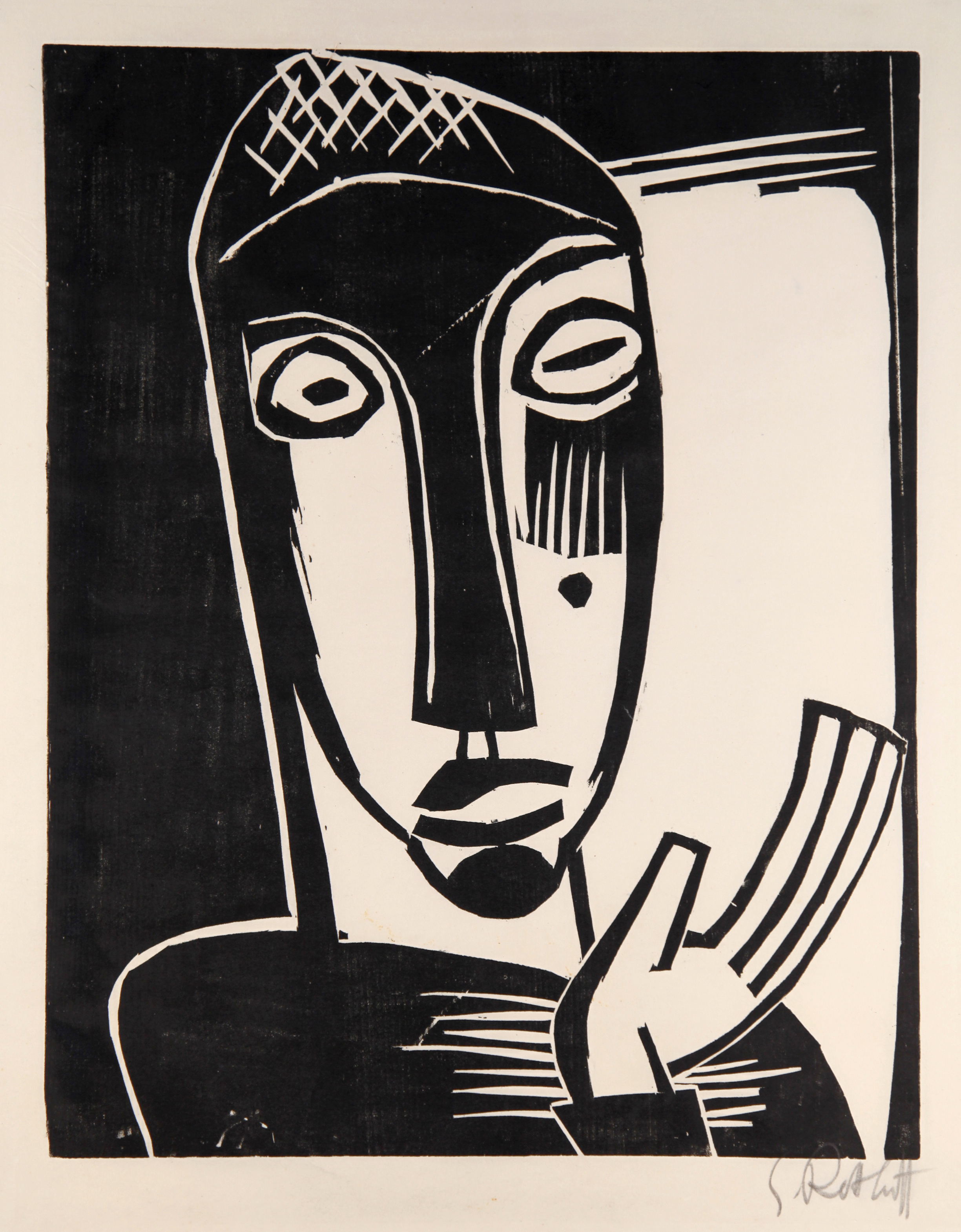 Grosse Prophetin by Karl Schmidt-Rottluff