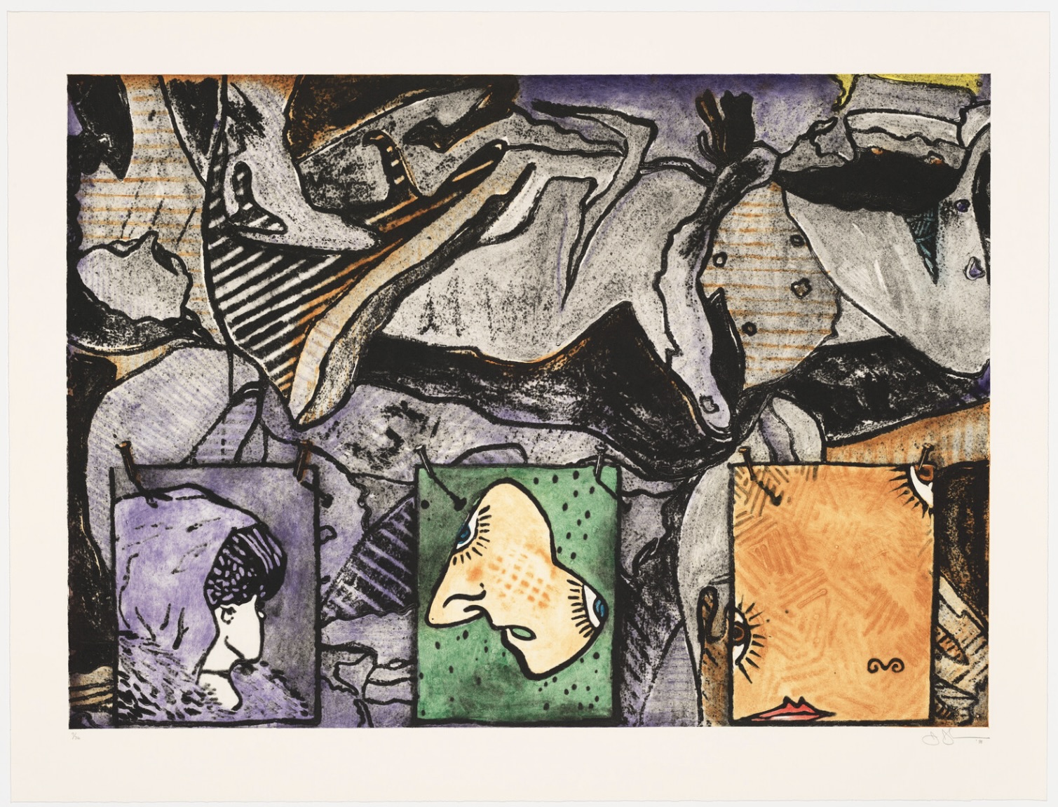 Untitled (ULAE 243) by Jasper Johns