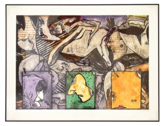 Untitled 1988 by Jasper Johns at Robert Fontaine Gallery