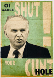 Vince Cable Royal Mail Sell-off by Billy Childish at Robert Fontaine Gallery