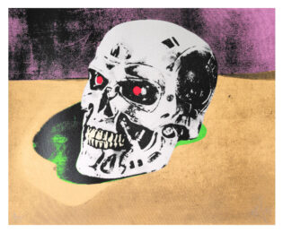 War Skull Purple Suite by RYCA at Robert Fontaine Gallery