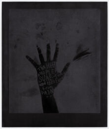 Black Flower Hand by Lesley Dill at Graphicstudio