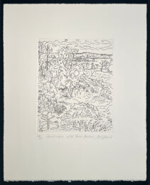 Landscape With Birdfeeder by Nell Blaine at Center Street Studio
