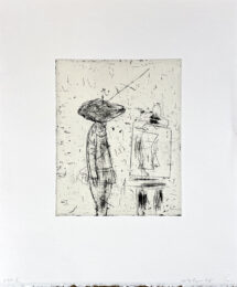 Untitled (Soldier and Easel) by John Walker at Center Street Studio