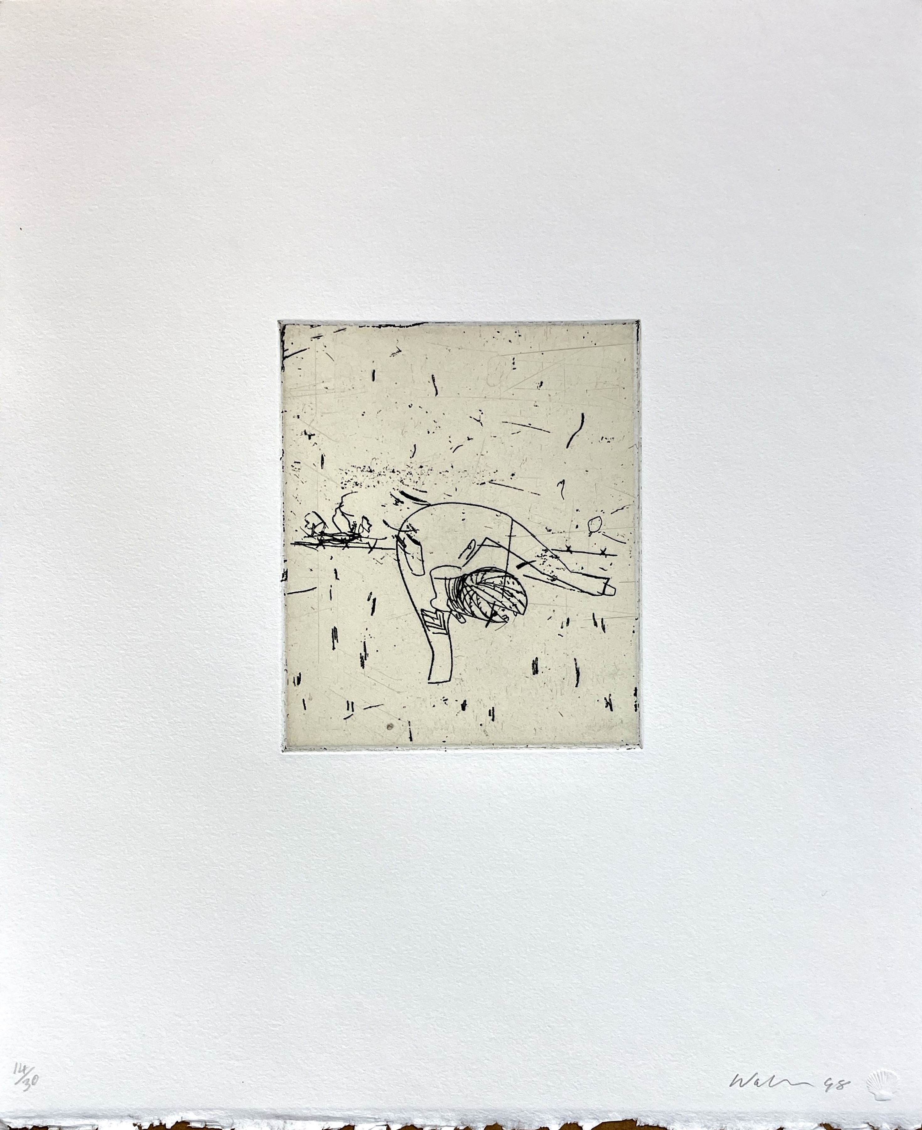 Untitled (Wounded Soldier) by John Walker