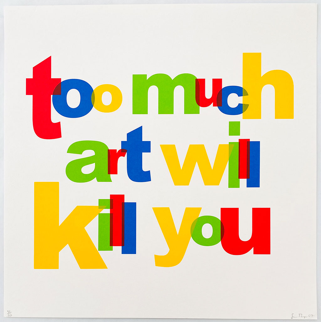 Too Much Art Will Kill You by Simon Thompson