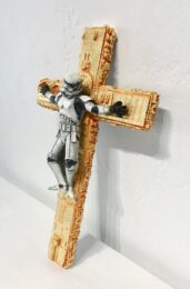 The Long Suffering Trooper (Gold) by RYCA at Robert Fontaine Gallery