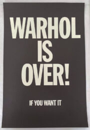Warhol Is Over (Black) by Simon Thompson at Robert Fontaine Gallery