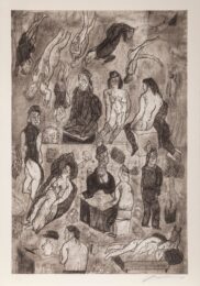 Las Victimas From The Intolerance Portfolio by Jose Luis Cuevas at RoGallery