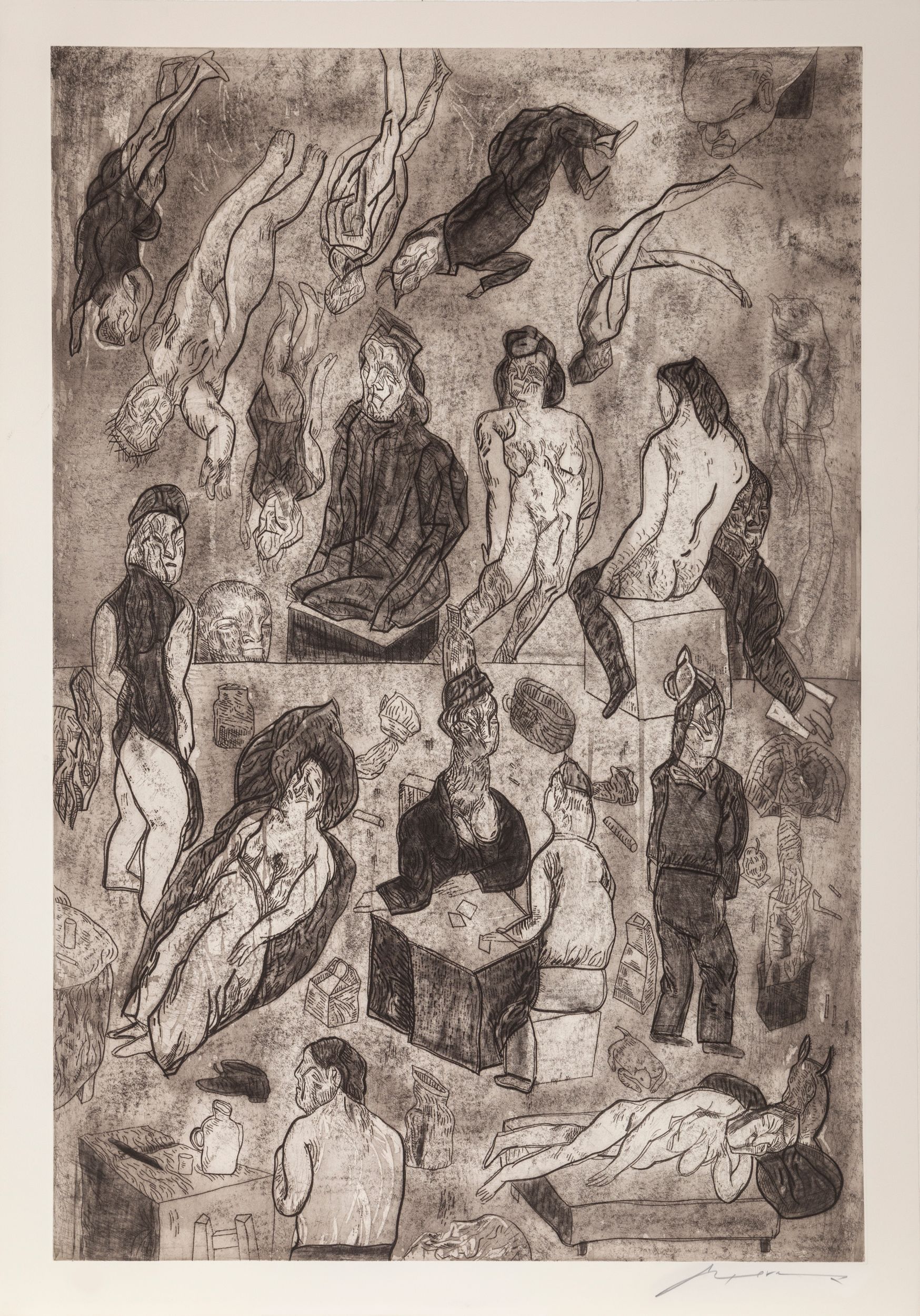 Las Victimas From The Intolerance Portfolio by Jose Luis Cuevas