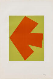 Orange Over Green by Ellsworth Kelly at Susan Sheehan Gallery