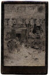 Intérieur Moldave – Copperplate by Rodolphe Bresdin at Sarah Sauvin