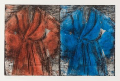 Red And Blue Robe by Jim Dine at Michael Lisi/Contemporary Art