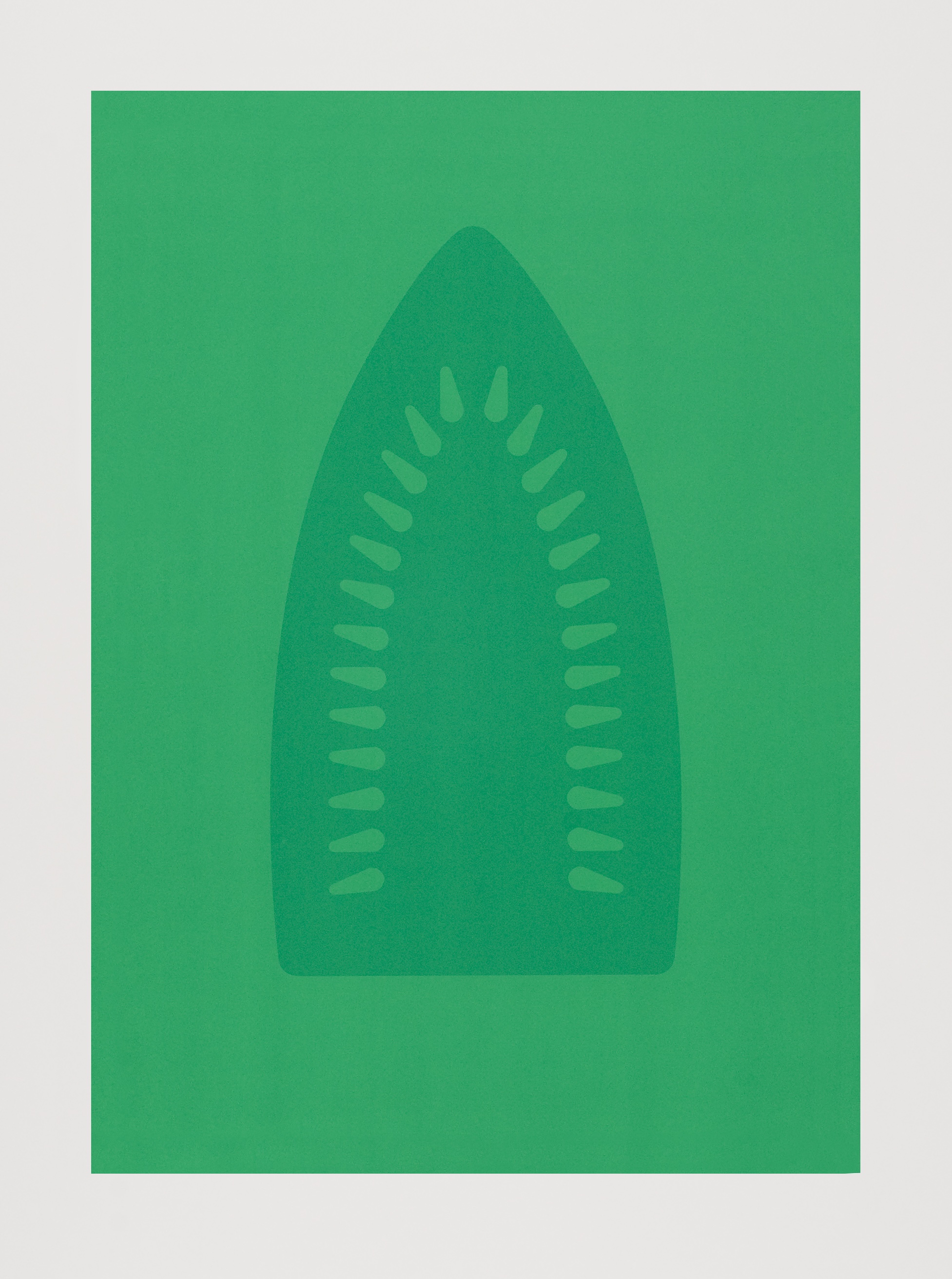 Virgin of Healing (descending) by Willie Cole