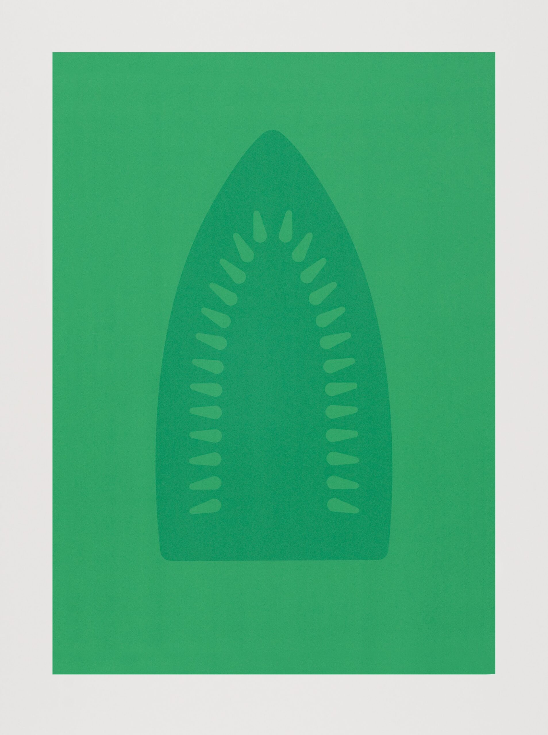 Virgin of Healing (descending) by Willie Cole