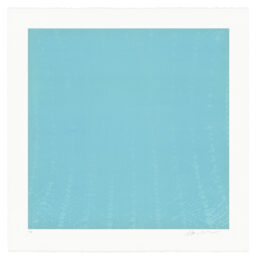 Blue Crochet Ripple by Michelle Grabner at Tandem Press (IFPDA)