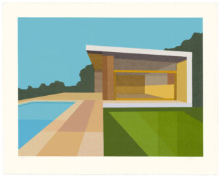 Pool House by Andy Burgess at Tandem Press (IFPDA)