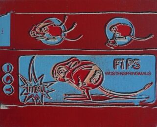 Toy Painting Fips (mouse) By Andy Warhol by Andy Warhol at Revolver Gallery