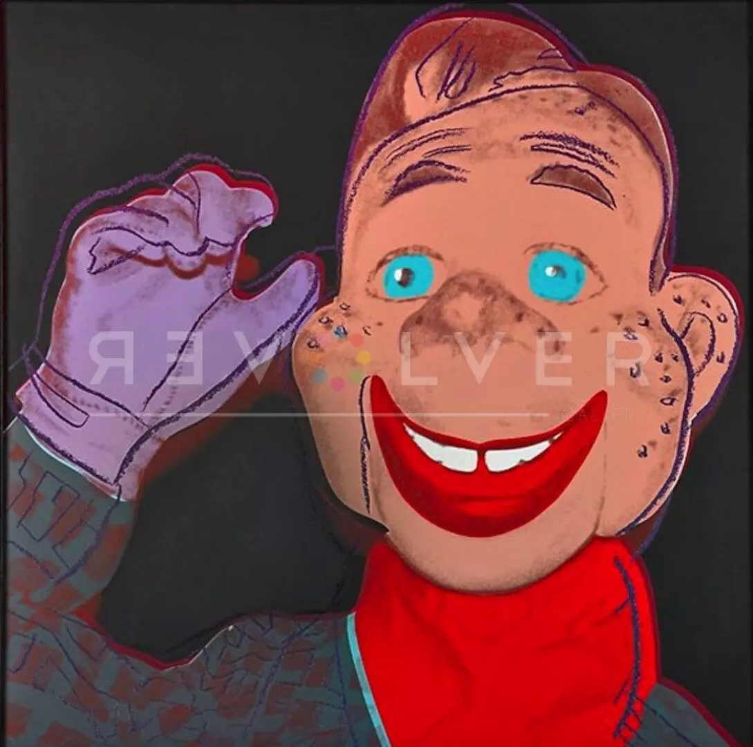 Howdy Doody Trial Proof (fs Iib.263) by Andy Warhol