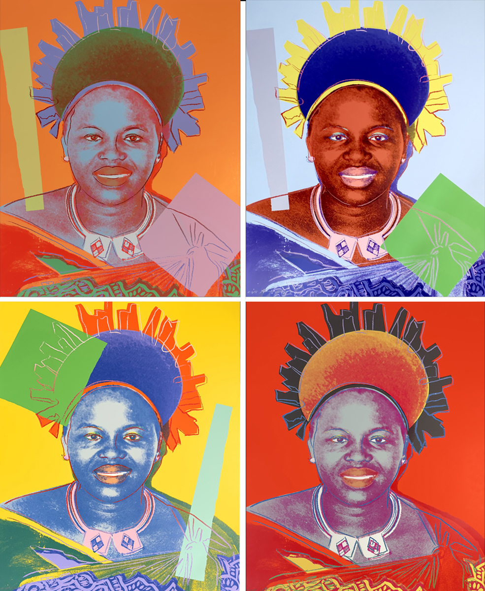 Queen Ntombi Twala of Swaziland Complete Portfolio (Royal Edition) by Andy Warhol