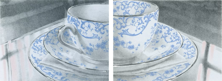 A Forget-me-not (Left & Right) by Rica Bando at ebo Gallery