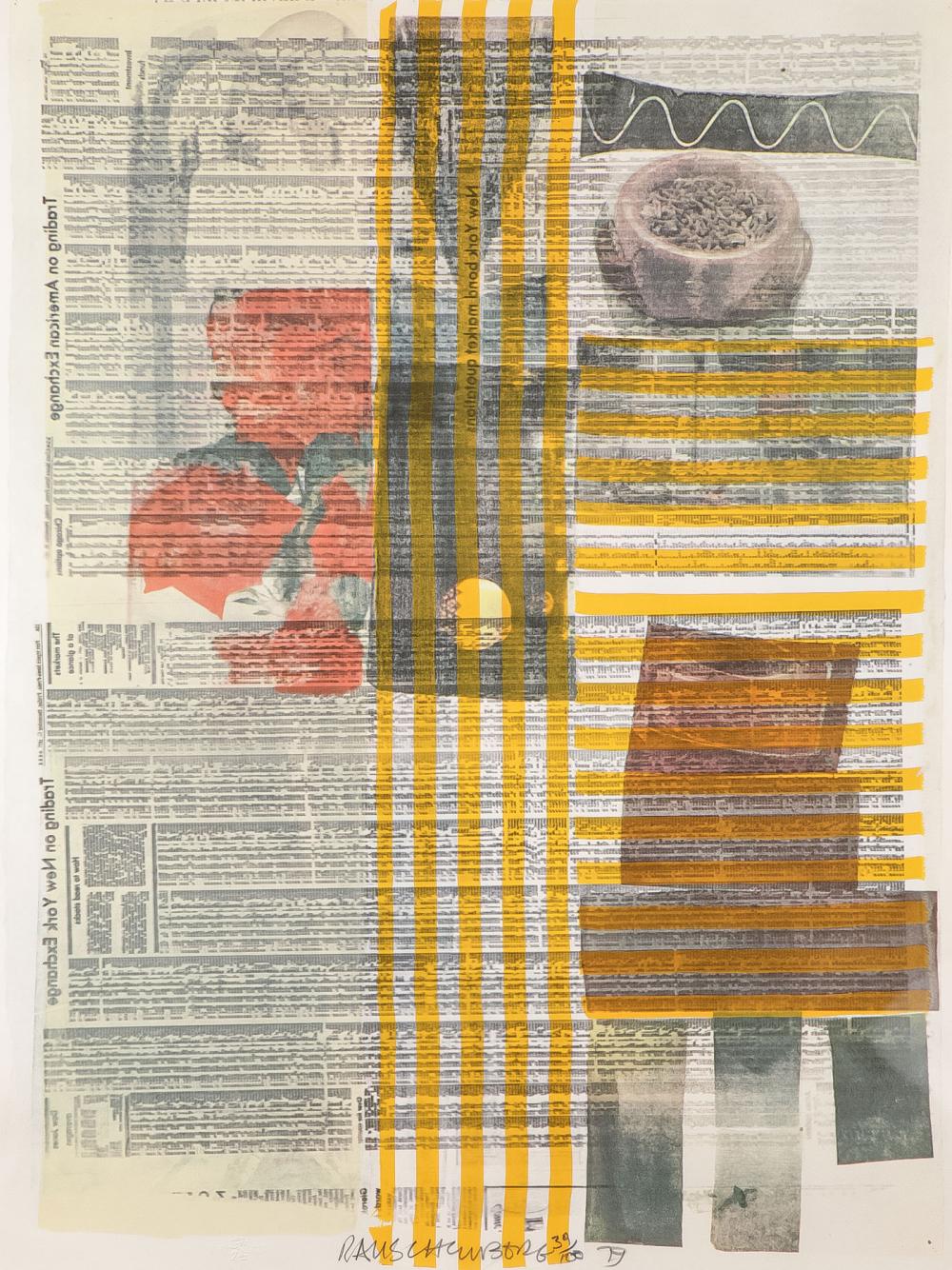 One More And We Will Be More Than Halfway There by Robert Rauschenberg