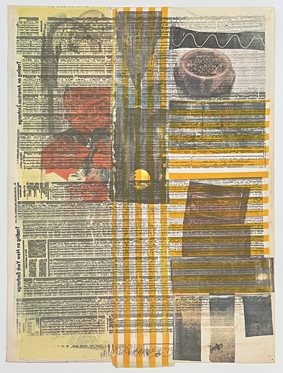 One More And We Will Be More Than Halfway There by Robert Rauschenberg