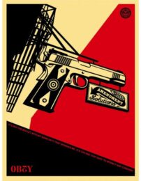 2nd Amendment Solutions by Shepard Fairey at Gregg Shienbaum Fine Art