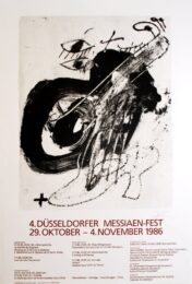 4. Düsseldorfer Messaien-fest by Antoni Tapies at Sylvan Cole Gallery