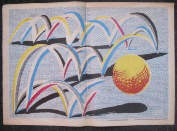 A Bounce For Bradford by David Hockney at Brandler Galleries