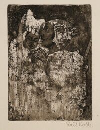 Abschied (parting) by Emil Nolde at Harris Schrank Fine Prints