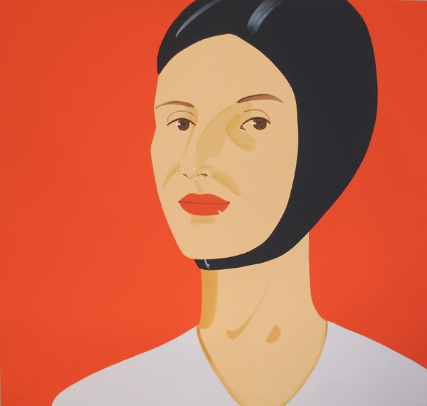 Bathing Cap, Ada by Alex Katz