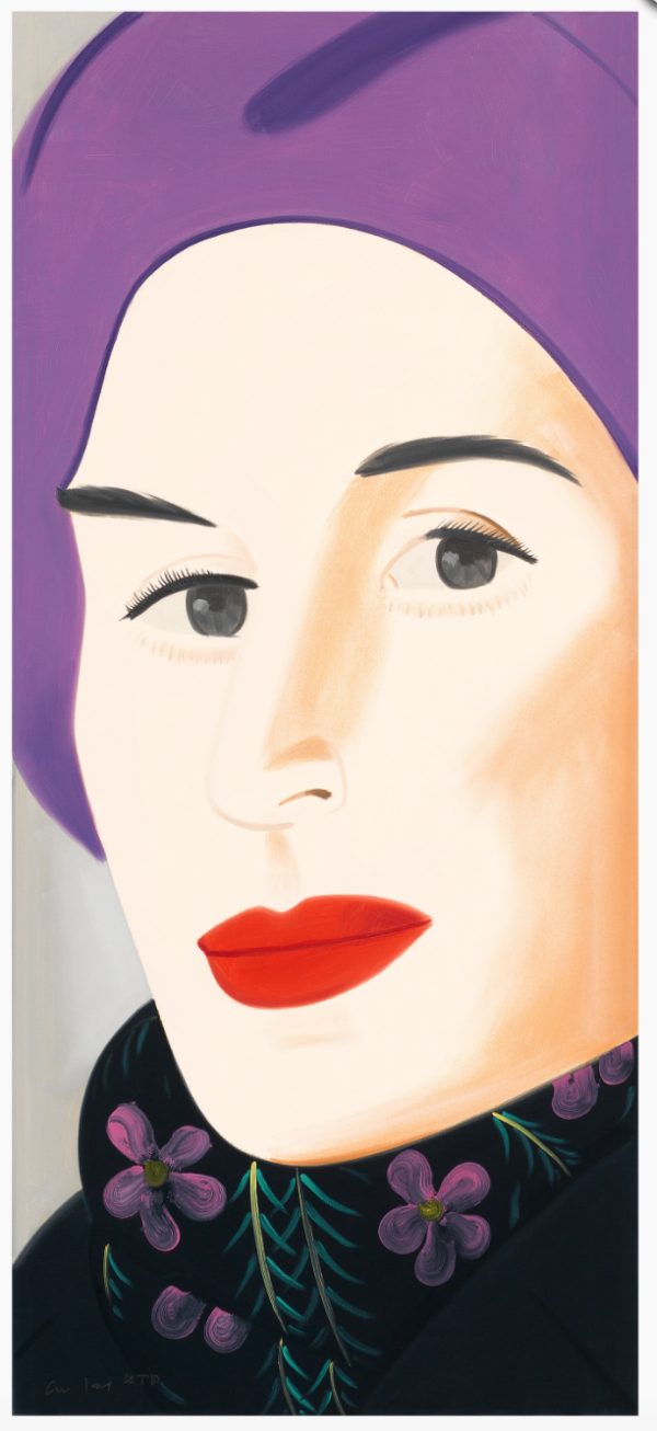 Purple Hat Ada by Alex Katz