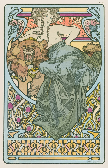 Untitled From Documents Décoratifs by Alphonse Mucha