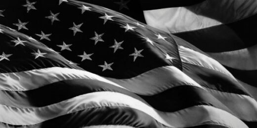 American Flag X-5 by Robert Longo at Vogtle Contemporary