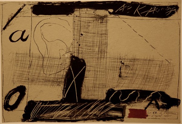 Llambrec Material by Antoni Tapies