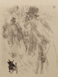 Au Pied Du Sinaï by Henri de Toulouse-Lautrec at Sylvan Cole Gallery