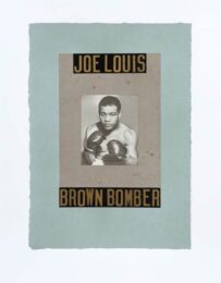 B Is For Boxer – Joe Louis by Peter Blake at Brandler Galleries