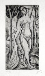 Baigneuse Nue Aux Arbres (nude Bather Amid Trees) by Andre Derain at Harris Schrank Fine Prints