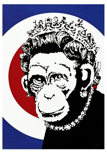 Monkey Queen by Banksy