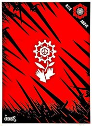 Bayonettes by Shepard Fairey at Gregg Shienbaum Fine Art