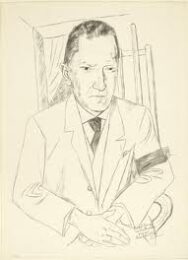 Bildnis Reinhard Piper by Max Beckmann at Isselbacher Gallery