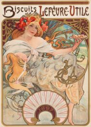 Biscuits LefÈvre-utile by Alphonse Mucha at Christopher-Clark Fine Art